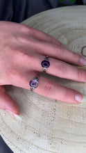 Load image into Gallery viewer, Purple Fluorite and Copper Ring
