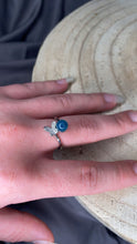 Load image into Gallery viewer, Blue Apatite and Copper Ring
