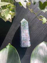 Load image into Gallery viewer, Moss Agate Large Druzy Tower
