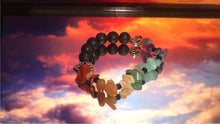 Load image into Gallery viewer, Chakra and Lava Crystal Bracelet
