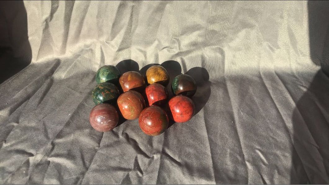 Ocean Jasper Spheres