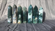 Load image into Gallery viewer, Moss Agate Towers
