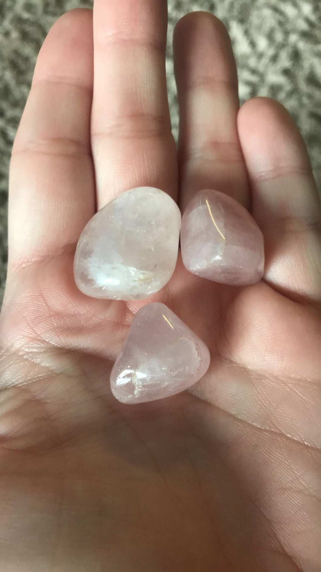 Rose Quartz Tumbles