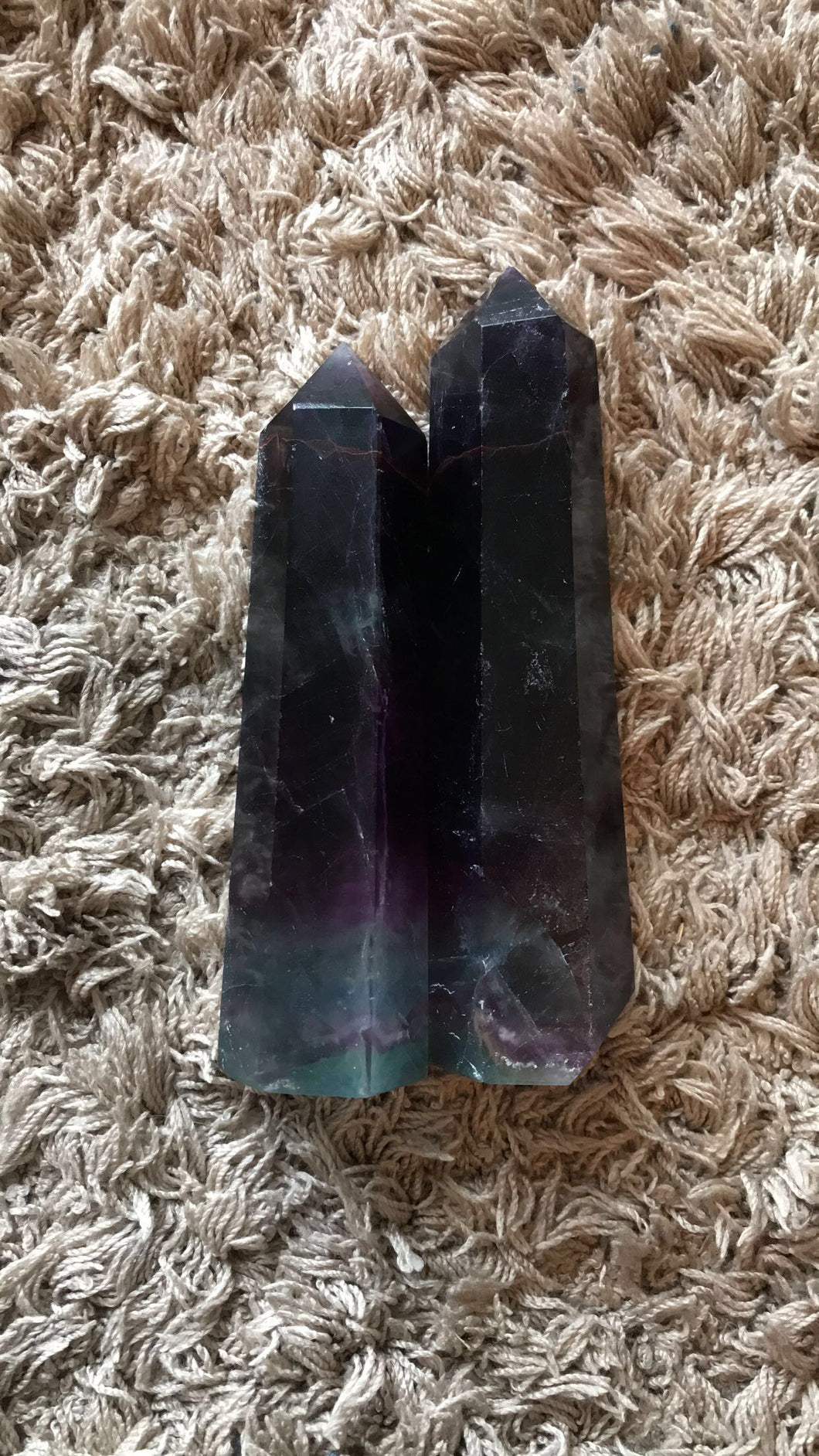 Rainbow Fluorite Tower High Quailty