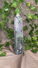 Load image into Gallery viewer, XL Moss Agate Tower
